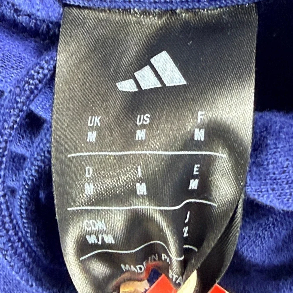 Adidas Mens FL SL Hoodie Dark Blue Fleece Pullover Sweatshirt JY9068 Medium NWT